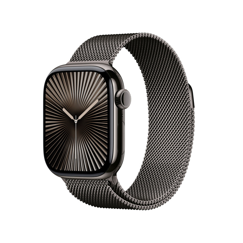 Apple Watch Series 10 GPS + Cellular 42mm Slate Titanium Case with Slate Milanese Loop - iSTYLE SI