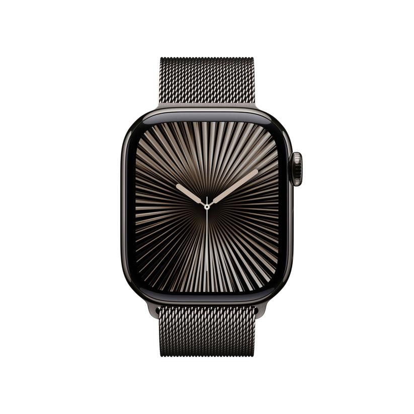 Apple Watch Series 10 GPS + Cellular 42mm Slate Titanium Case with Slate Milanese Loop - iSTYLE SI