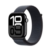 Apple Watch Series 10: GPS, 46mm, ohišje iz aluminija v intenzivno črni barvi, pašček Sport Loop v barvi črnila - iSTYLE SI