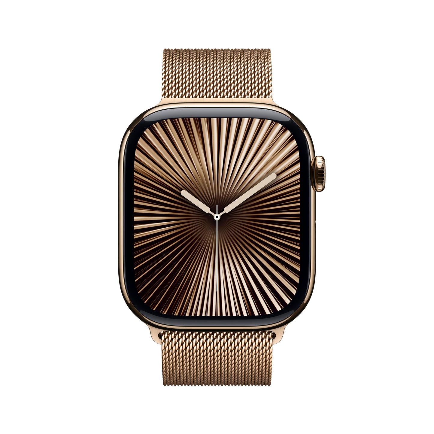 Apple Watch Series 10 GPS + Cellular 46mm Gold Titanium Case with Gold Milanese Loop - S/M - iSTYLE SI