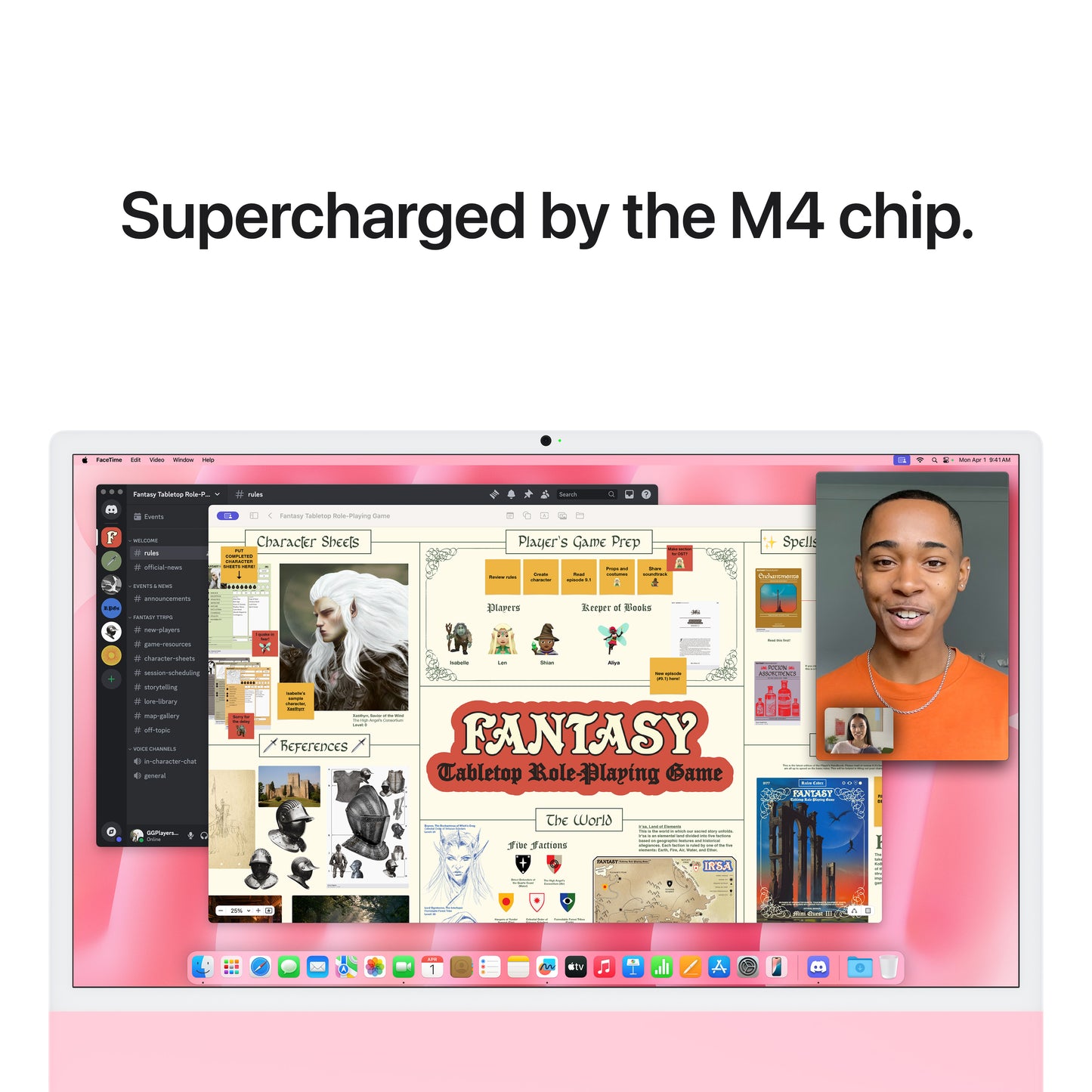 iMac 24 z zaslonom Retina 4,5K: M4 z 10‑jedrno CPE in 10‑jedrno GPE, 512 GB SSD - roza - iSTYLE SI