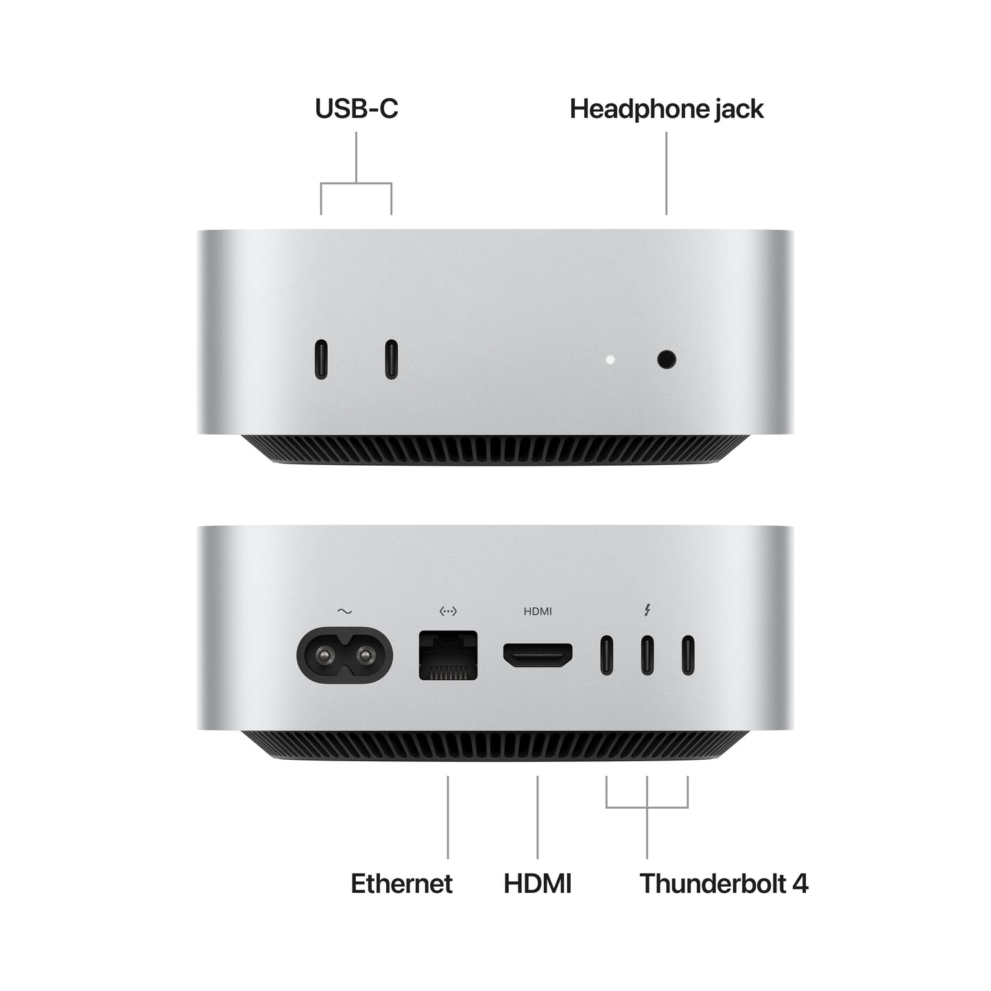 Mac mini: M4 z 10-jedrno CPE in 10-jedrno GPE, 24 GB, 512 GB SSD - iSTYLE SI
