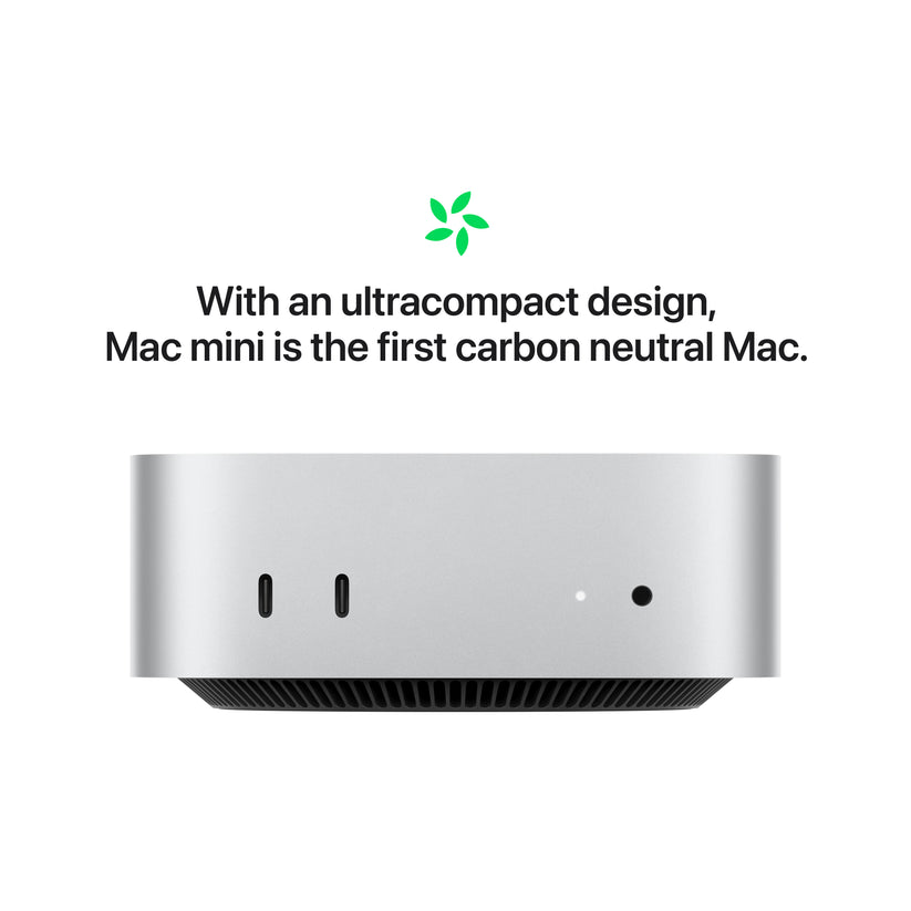 Mac mini: M4 z 10-jedrno CPE in 10-jedrno GPE, 24 GB, 512 GB SSD - iSTYLE SI