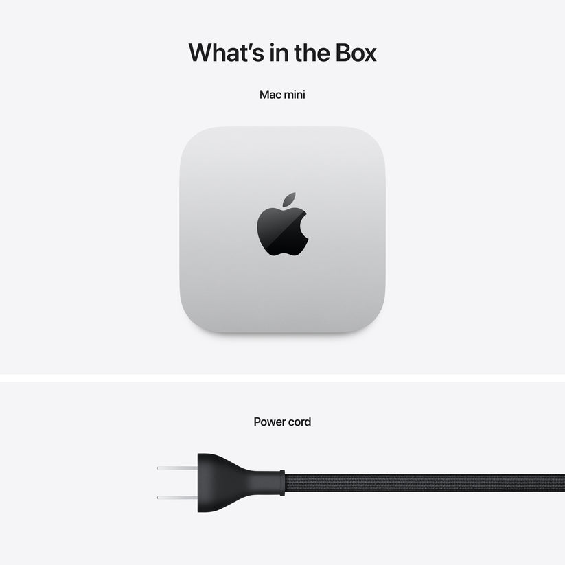 Mac mini: M4 z 10-jedrno CPE in 10-jedrno GPE, 24 GB, 512 GB SSD - iSTYLE SI