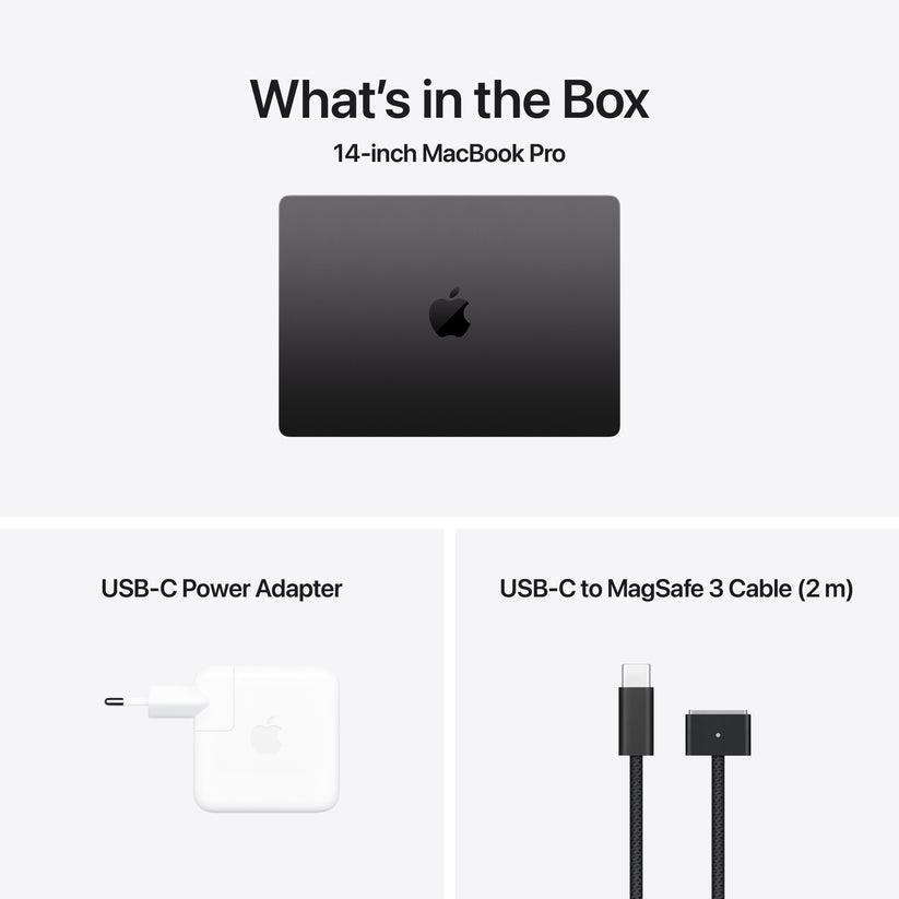 MacBook Pro 14: M4 Pro s 14‑jedrno CPE in 20‑jedrno GPE, 1 TB SSD - vesoljno črn (Copy) - iSTYLE SI