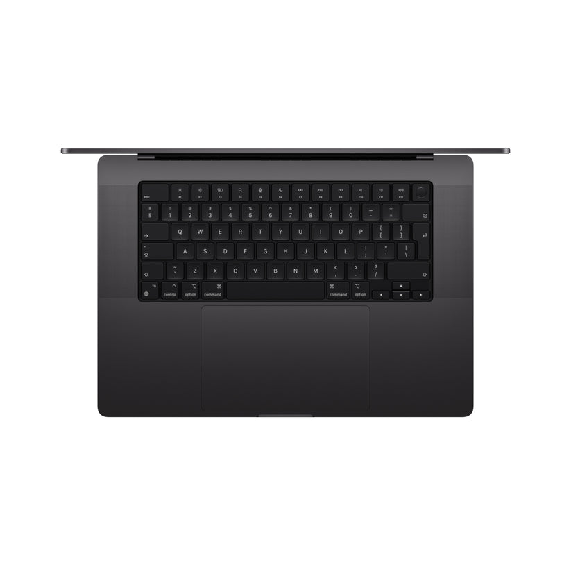 MacBook Pro 16: M4 Pro s 14‑jedrno CPE in 20‑jedrno GPE, 512 GB SSD - vesoljno črn - iSTYLE SI