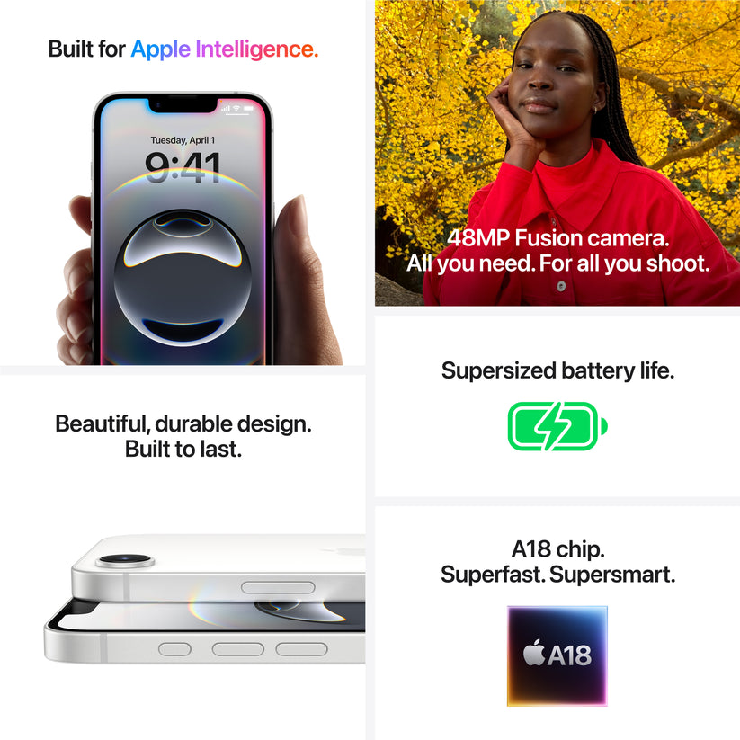 iPhone 16e: 128 GB - bel - iSTYLE SI