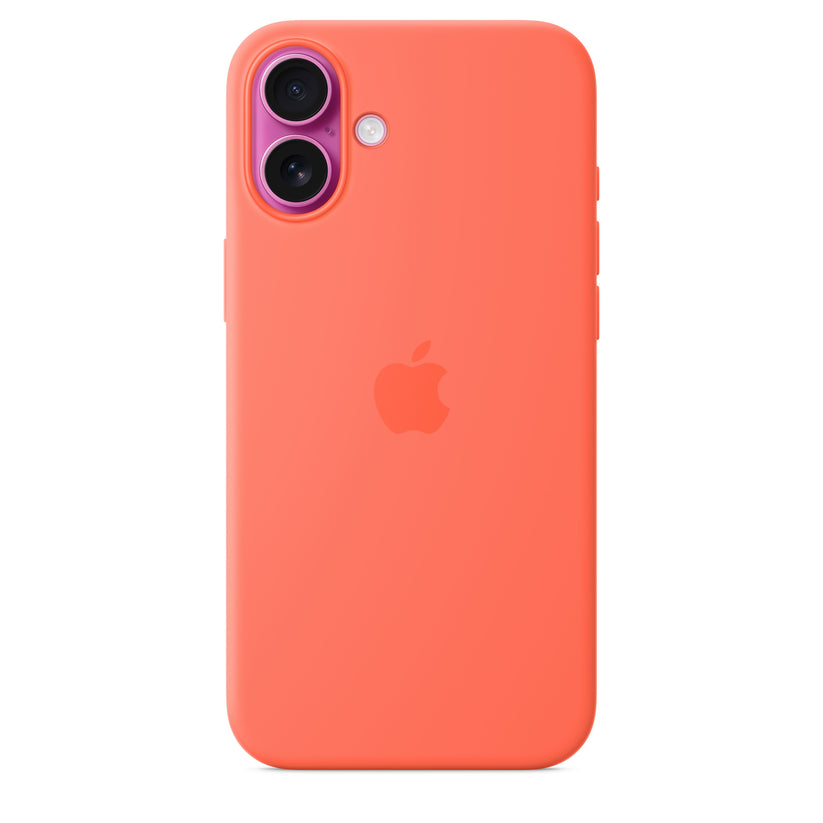 Apple silikonski ovitek z MagSafe za iPhone 16 Plus - mandarina - iSTYLE SI