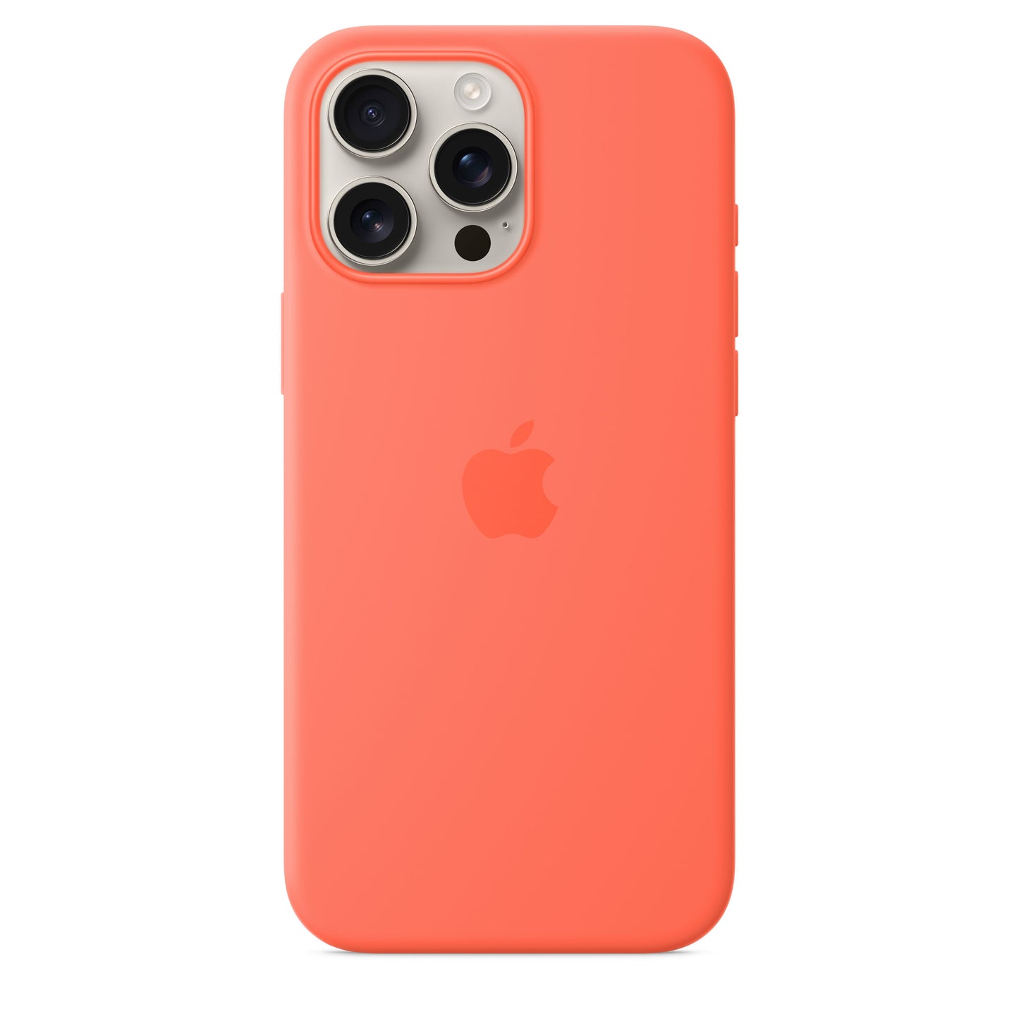 Apple silikonski ovitek z MagSafe za iPhone 16 Pro Max - mandarina - iSTYLE SI