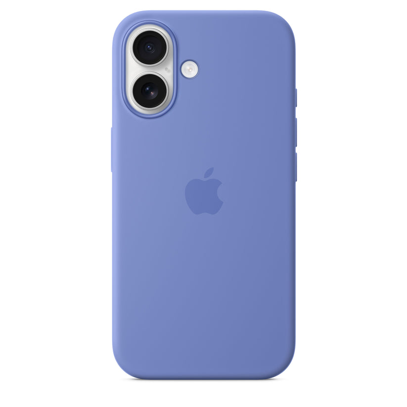 Apple silikonski ovitek z MagSafe za iPhone 16 - vijolično-modra - iSTYLE SI