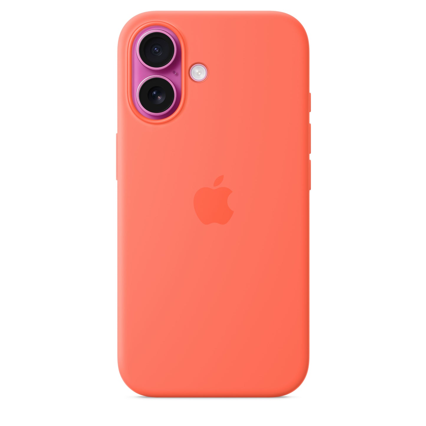 Apple silikonski ovitek z MagSafe za iPhone 16 - mandarina - iSTYLE SI