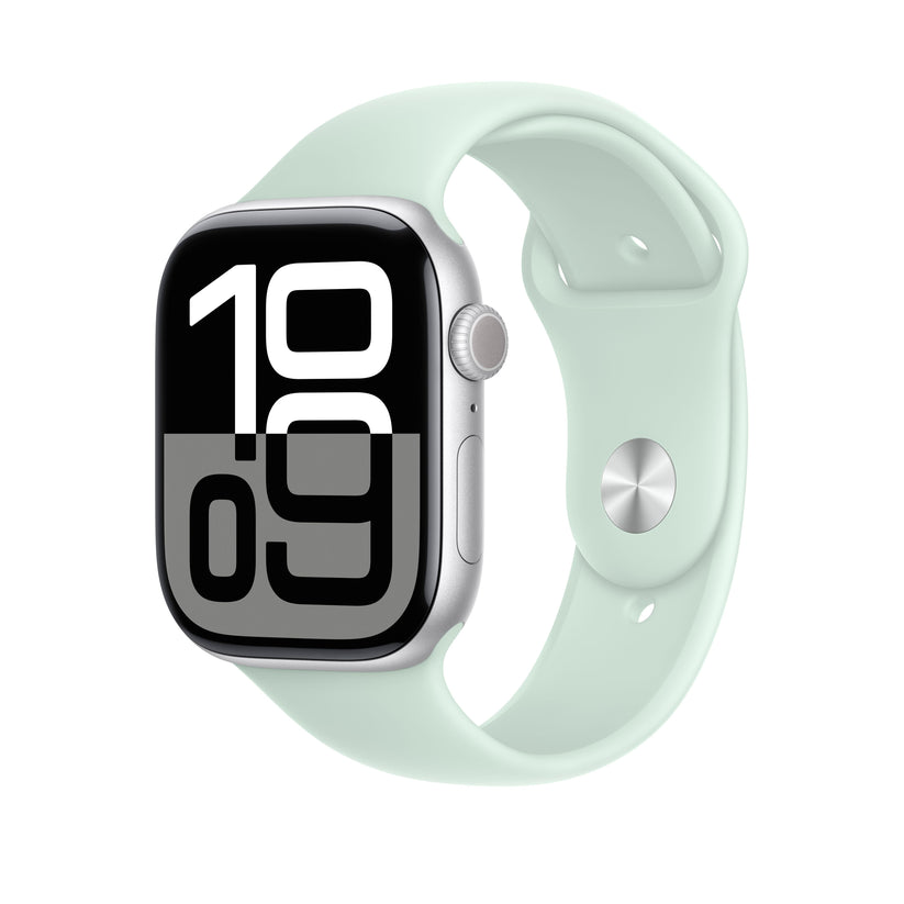 Apple pašček Sport Band M/L v akvamarin barvi za Apple Watch velikosti 46 mm - iSTYLE SI