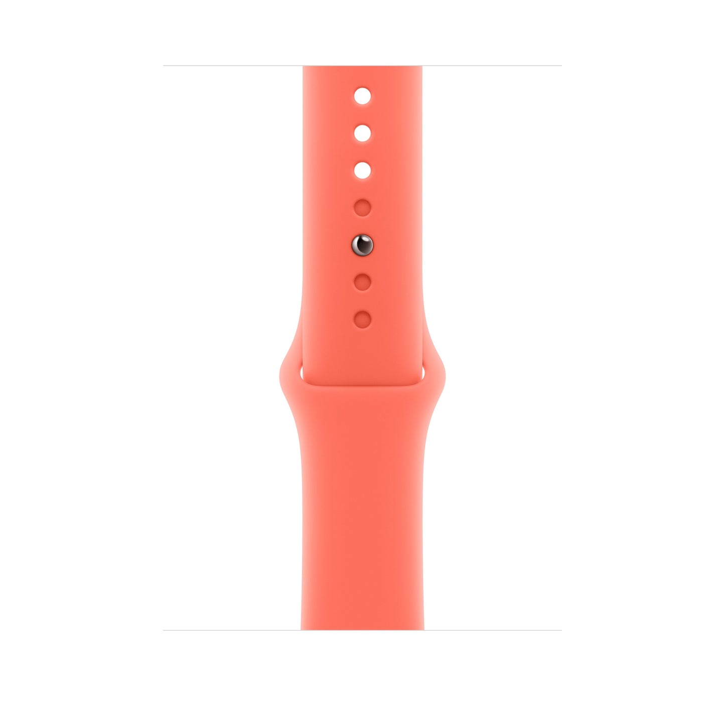 Apple pašček Sport Band M/L v barvi mandarine za Apple Watch velikosti 46 mm - iSTYLE SI