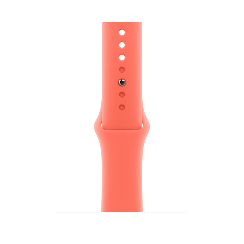 Apple pašček Sport Band M/L v barvi mandarine za Apple Watch velikosti 46 mm - iSTYLE SI