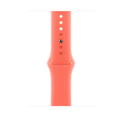 Apple pašček Sport Band S/M v barvi mandarine za Apple Watch velikosti 46 mm - iSTYLE SI