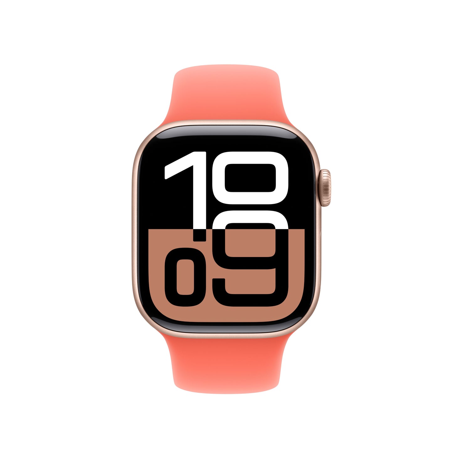 Apple pašček Sport Band M/L v barvi mandarine za Apple Watch velikosti 42 mm - iSTYLE SI
