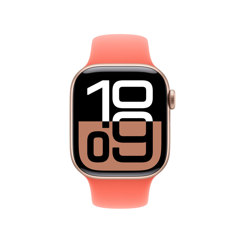 Apple pašček Sport Band M/L v barvi mandarine za Apple Watch velikosti 42 mm - iSTYLE SI