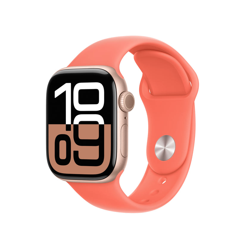 Apple pašček Sport Band M/L v barvi mandarine za Apple Watch velikosti 42 mm - iSTYLE SI