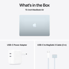 MacBook Air 15: M4 z 10‑jedrno CPE in 10‑jedrno GPE, 512 GB SSD - nebeško moder - iSTYLE SI