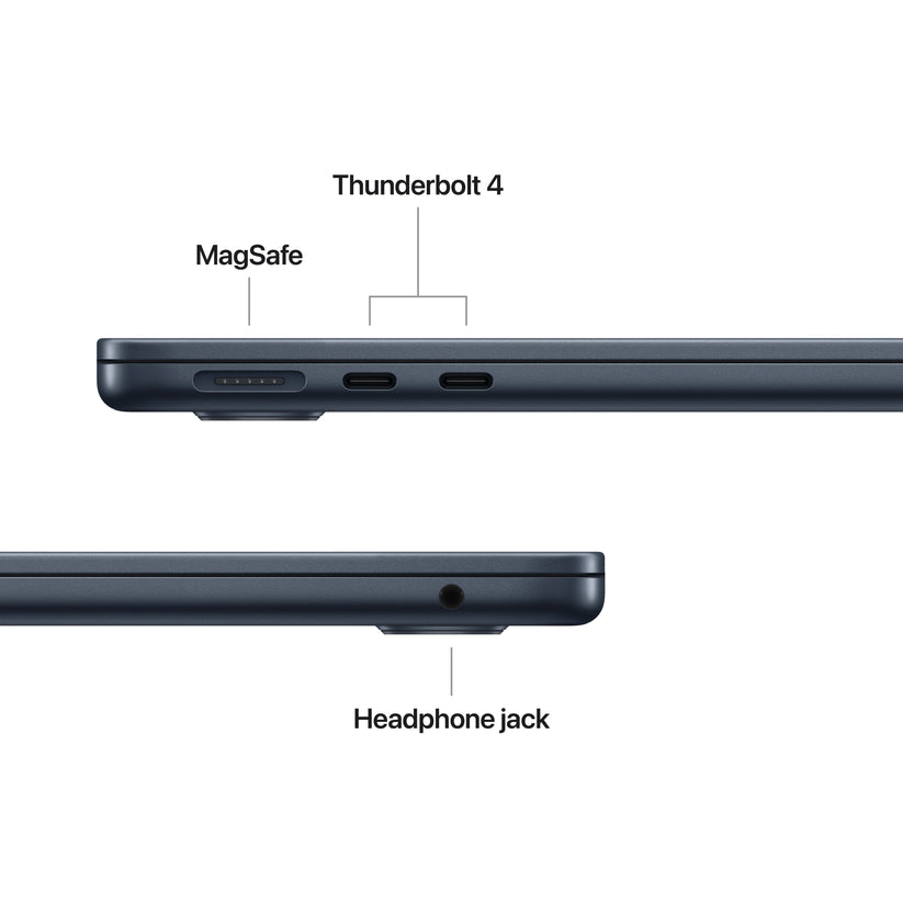MacBook Air 13: M4 z 10‑jedrno CPE in 8‑jedrno GPE, 256 GB SSD - polnočen - iSTYLE SI