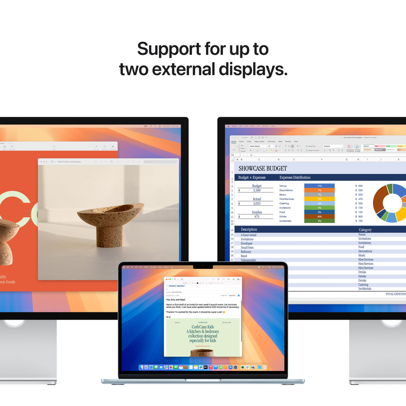 MacBook Air 13: M4 z 10‑jedrno CPE in 8‑jedrno GPE, 256 GB SSD - polnočen - iSTYLE SI