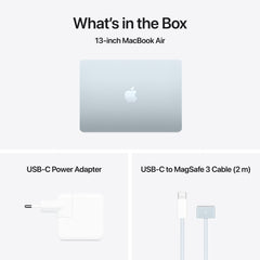 Odprta embalaža - MacBook Air 13: M4 z 10‑jedrno CPE in 10‑jedrno GPE, 512 GB SSD - nebeško moder - iSTYLE.si