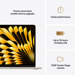 Odprta embalaža - MacBook Air 13: M4 z 10‑jedrno CPE in 8‑jedrno GPE, 256 GB SSD - zvezdnata - iSTYLE SI