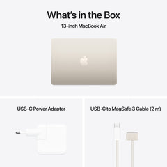 MacBook Air 13: M4 z 10‑jedrno CPE in 10‑jedrno GPE, 512 GB SSD - zvezdnata - iSTYLE SI