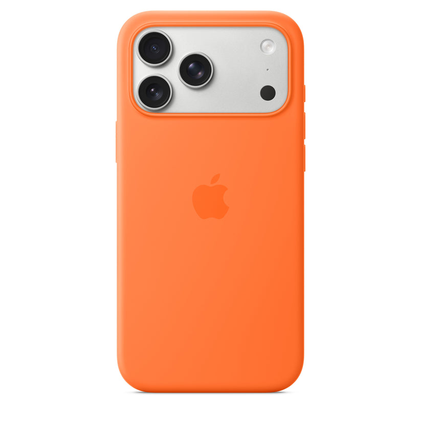 iPhone 17 Pro Max Silicone Case with MagSafe – Orange - iSTYLE SI
