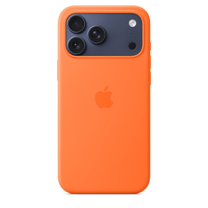 iPhone 17 Pro Max Silicone Case with MagSafe – Orange - iSTYLE SI