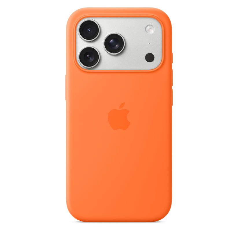 iPhone 17 Pro Silicone Case with MagSafe – Orange - iSTYLE SI