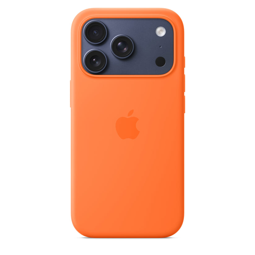 iPhone 17 Pro Silicone Case with MagSafe – Orange - iSTYLE SI