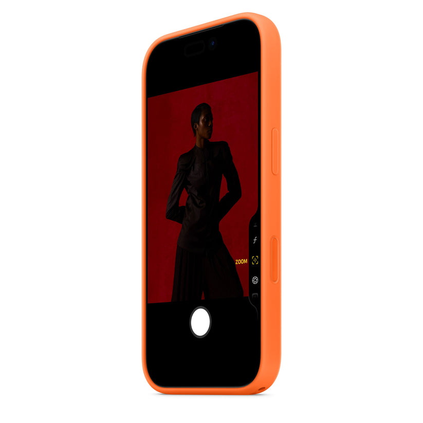 iPhone 17 Pro Silicone Case with MagSafe – Orange - iSTYLE SI
