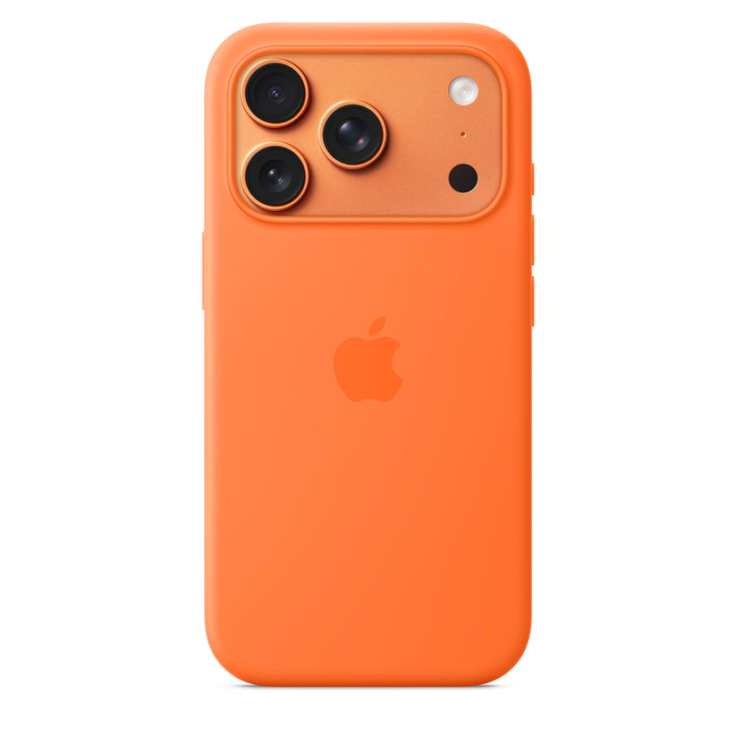 iPhone 17 Pro Silicone Case with MagSafe – Orange - iSTYLE SI