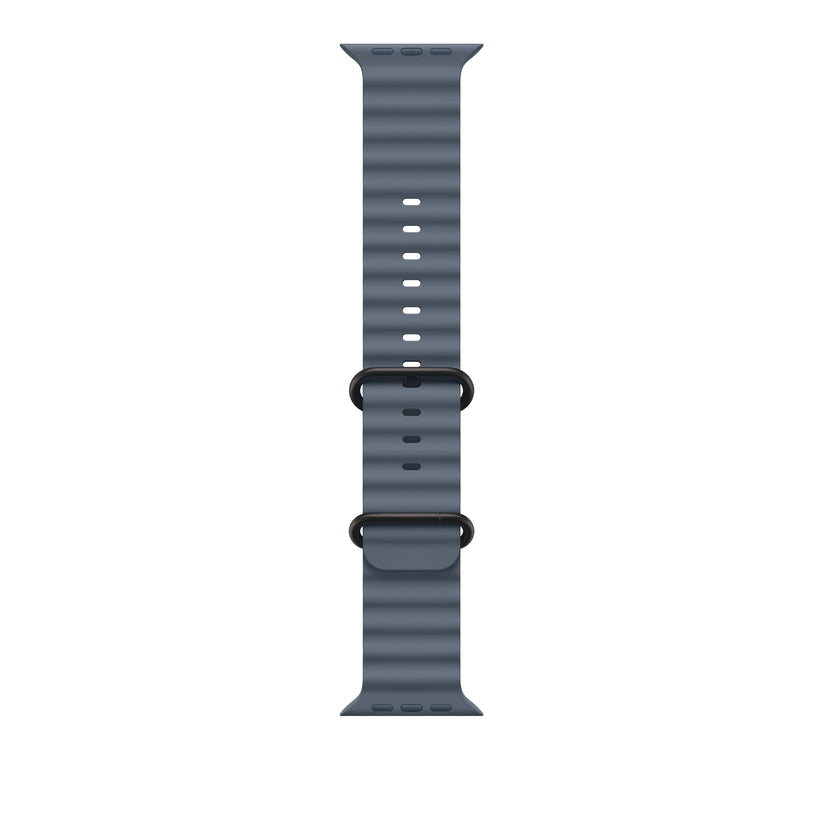 49mm Anchor Blue Ocean Band - Black Titanium Finish - iSTYLE SI