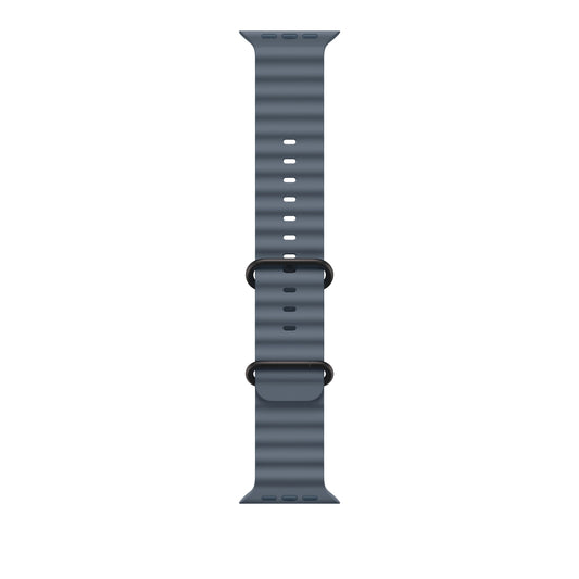 49mm Anchor Blue Ocean Band - Black Titanium Finish - iSTYLE SI