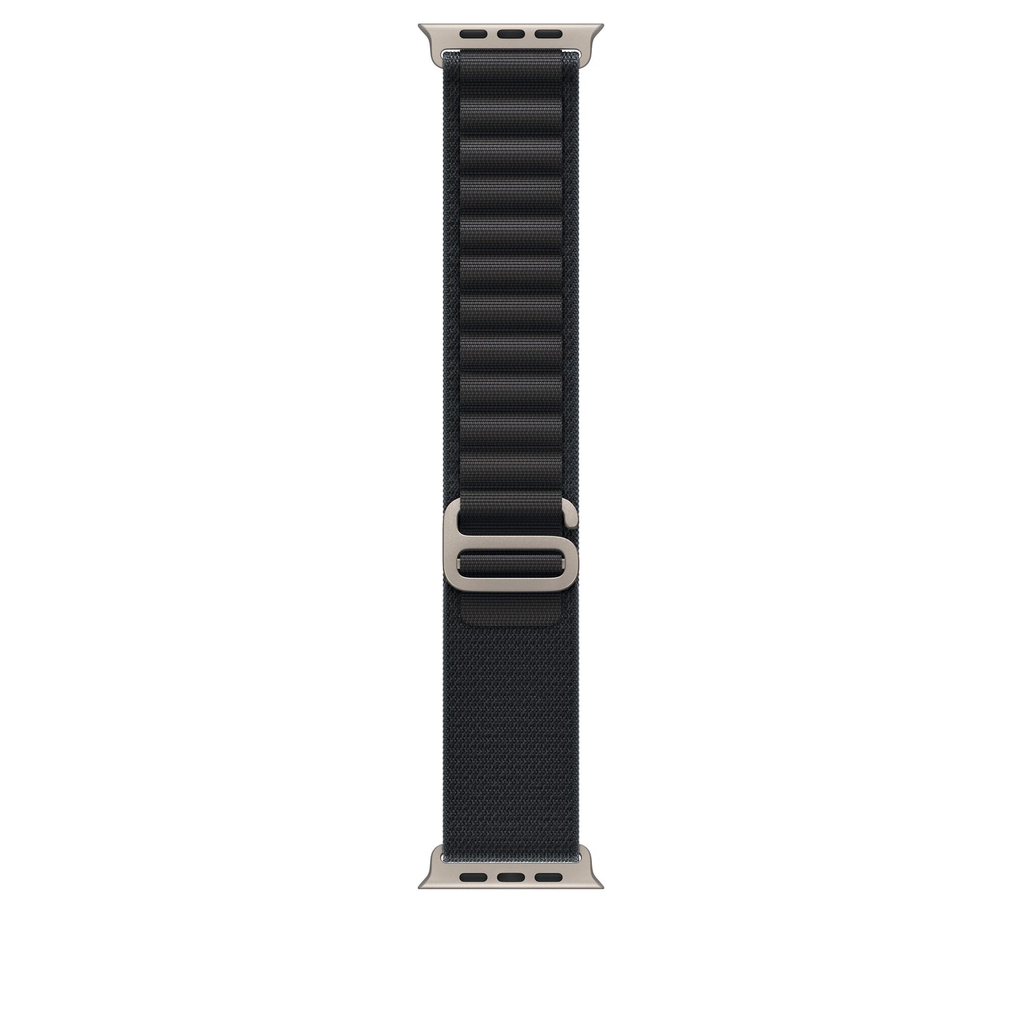 49mm Black Alpine Loop - Medium - Natural Titanium Finish - iSTYLE SI