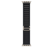 49mm Black Alpine Loop - Medium - Natural Titanium Finish - iSTYLE SI