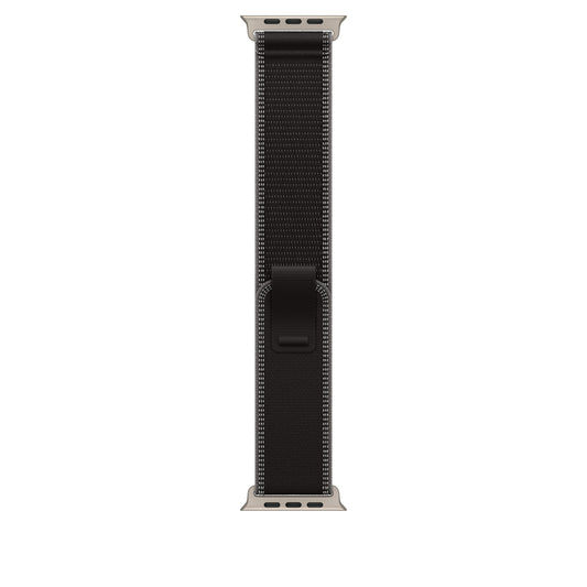 49mm Black/Charcoal Trail Loop – M/L - Natural Titanium Finish - iSTYLE SI