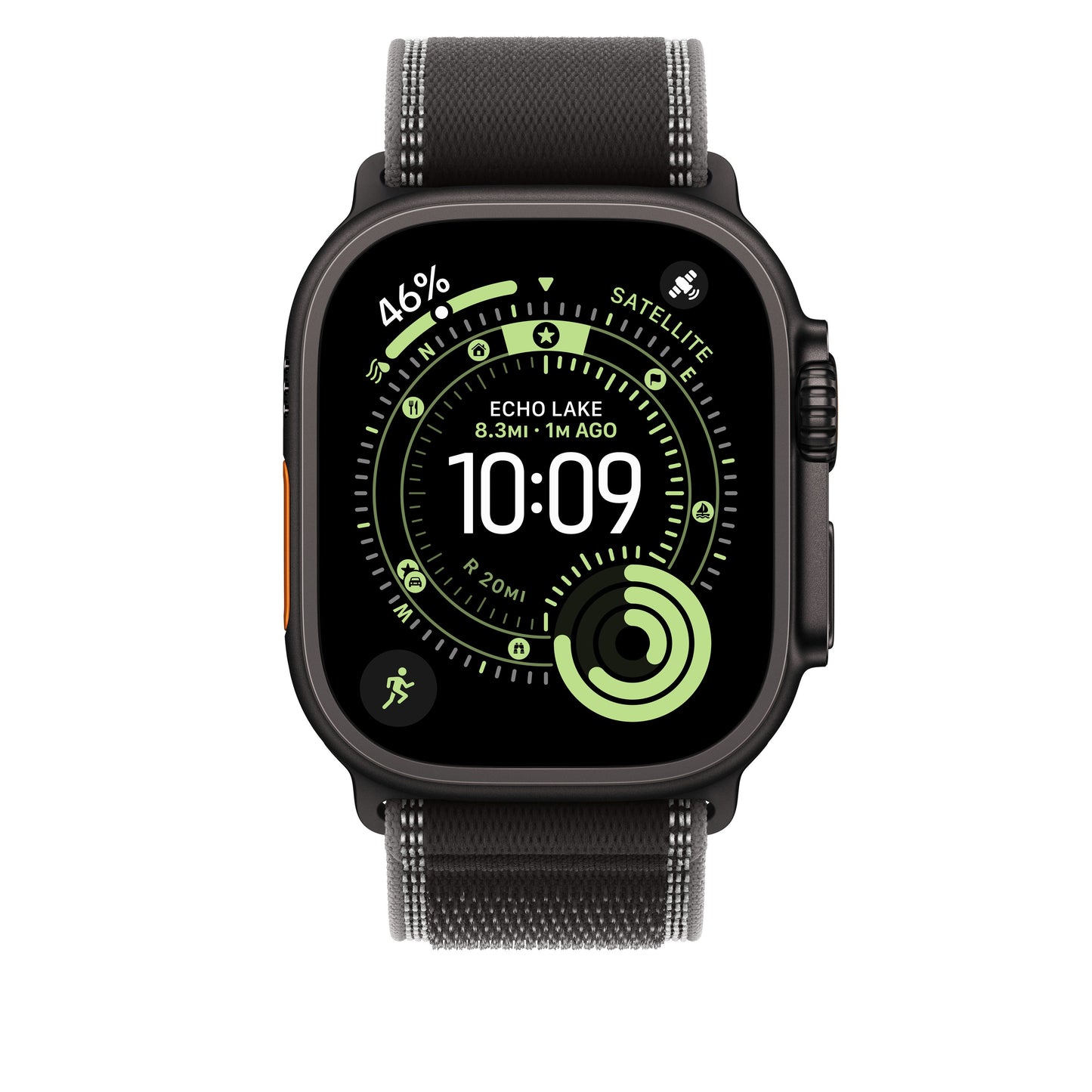 49mm Black/Charcoal Trail Loop - S/M - Black Titanium Finish - iSTYLE SI