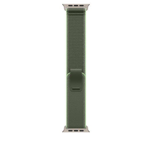 49mm Green/Neon Trail Loop – M/L - Natural Titanium Finish - iSTYLE SI