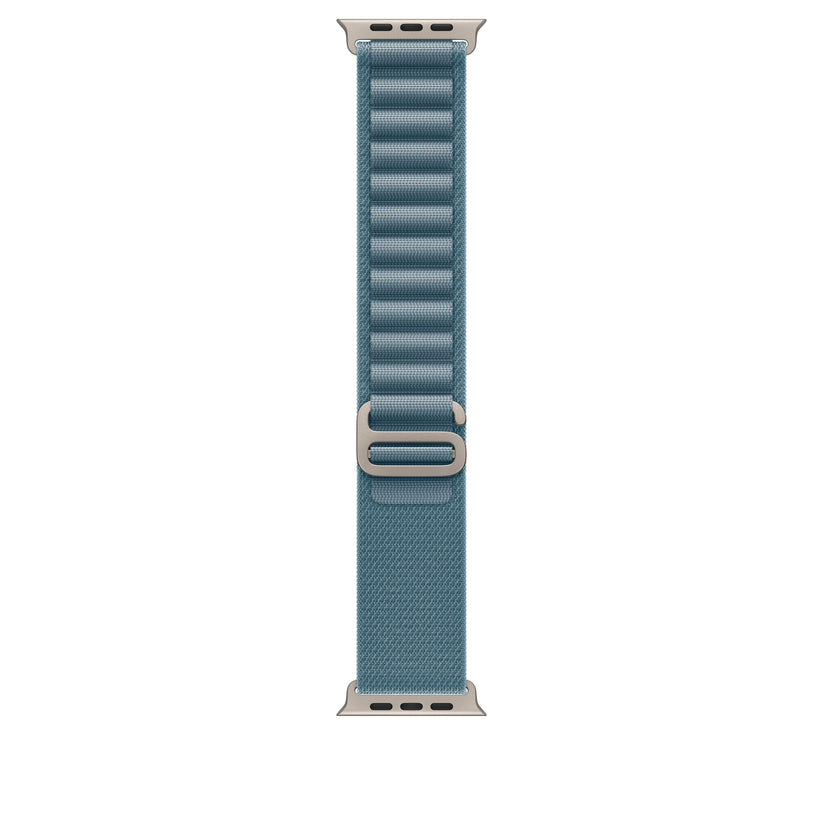 49mm Light Blue Alpine Loop - Large - Natural Titanium Finish - iSTYLE SI