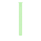 49mm Neon Green Ocean Band Extension - Natural Titanium Finish - iSTYLE SI