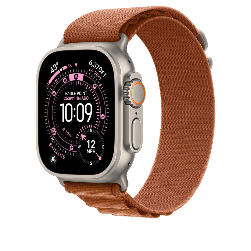 49mm Terracotta Alpine Loop - Small - Natural Titanium Finish - iSTYLE SI