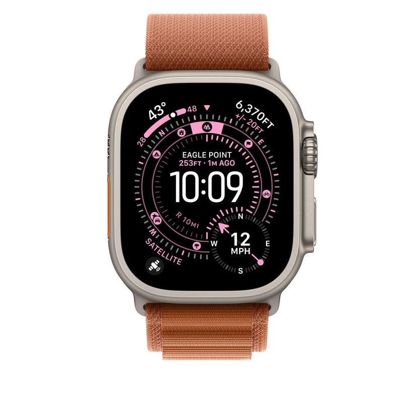 49mm Terracotta Alpine Loop - Small - Natural Titanium Finish - iSTYLE SI