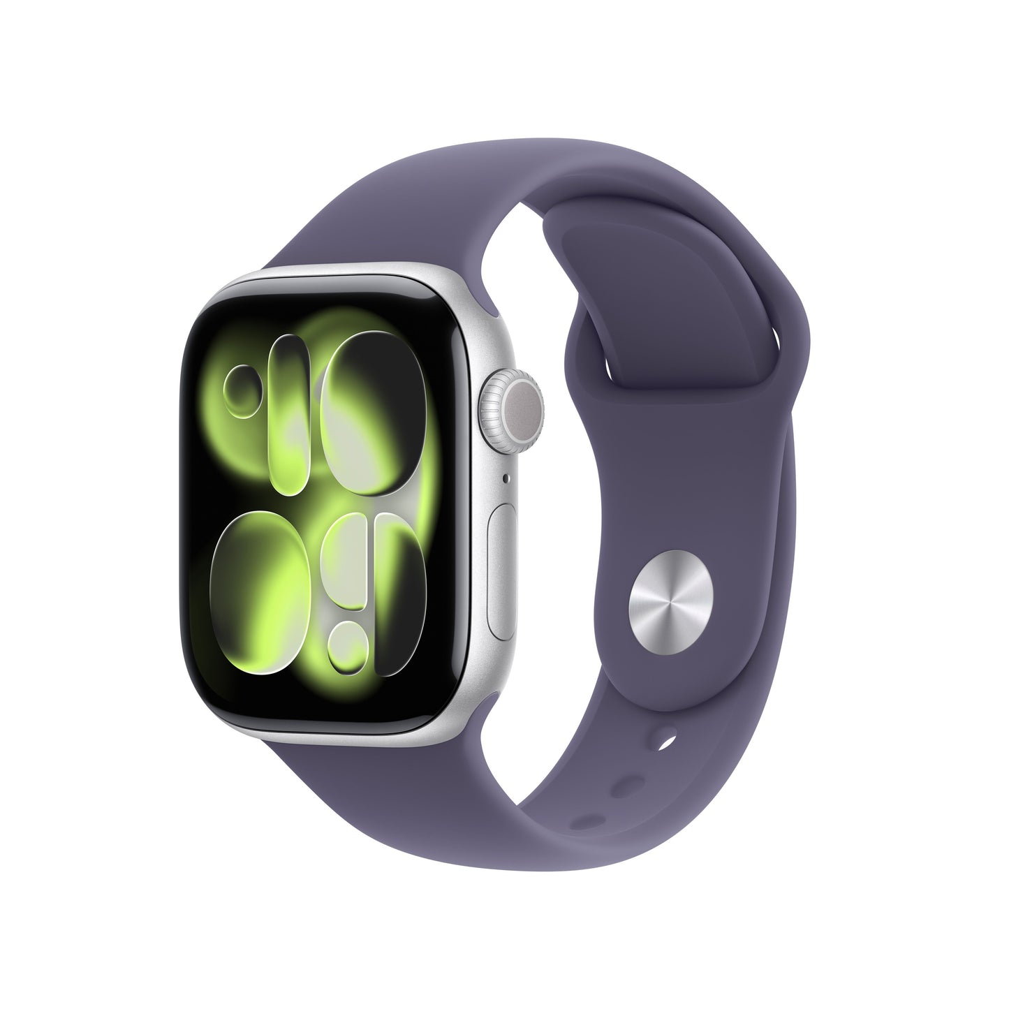 Apple Watch Series 11 GPS 42mm Silver Aluminium Case with Purple Fog Sport Band - M/L - iSTYLE SI