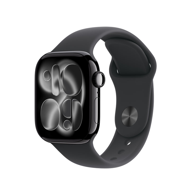 Apple Watch Series 11 GPS + Cellular 42mm Jet Black Aluminium Case with Black Sport Band - M/L - iSTYLE SI