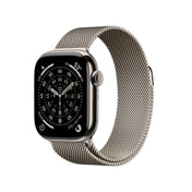 Apple Watch Series 11 GPS + Cellular 42mm Natural Titanium Case with Natural Milanese Loop - iSTYLE SI