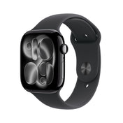Apple Watch Series 11 GPS + Cellular 46mm Jet Black Aluminium Case with Black Sport Band - S/M - iSTYLE SI