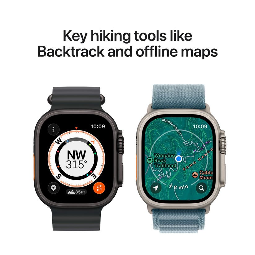 Apple Watch Ultra 3 GPS + Cellular 49mm Black Titanium Case with Black Alpine Loop - Small - iSTYLE SI